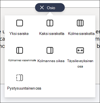 Osatyyppien luettelo