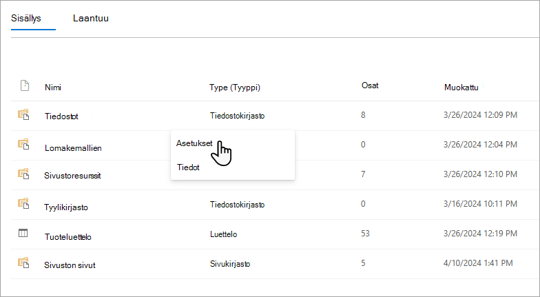 Ota käyttöön käyttäjäryhmälle kohdistaminen kirjastossa.