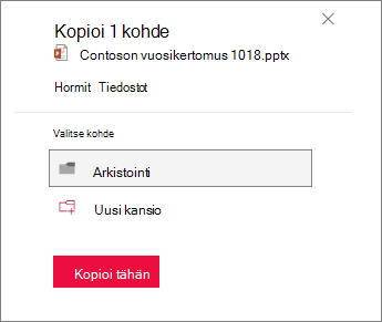 Valitse kohde