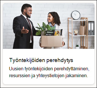 näyttökuva työntekijän perehdytysmallista