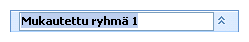 Uusi mukautettu ryhmä siirtymisruudussa