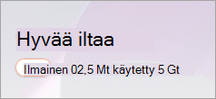 Maksuton merkki Microsoft 365.com -aloitussivulla