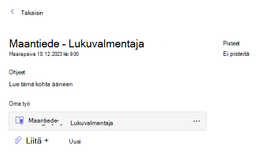 Tasoituskuva, jossa näkyy arvosana