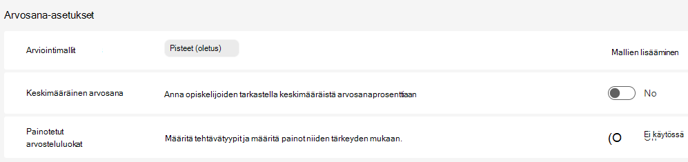 arvosana-asetukset