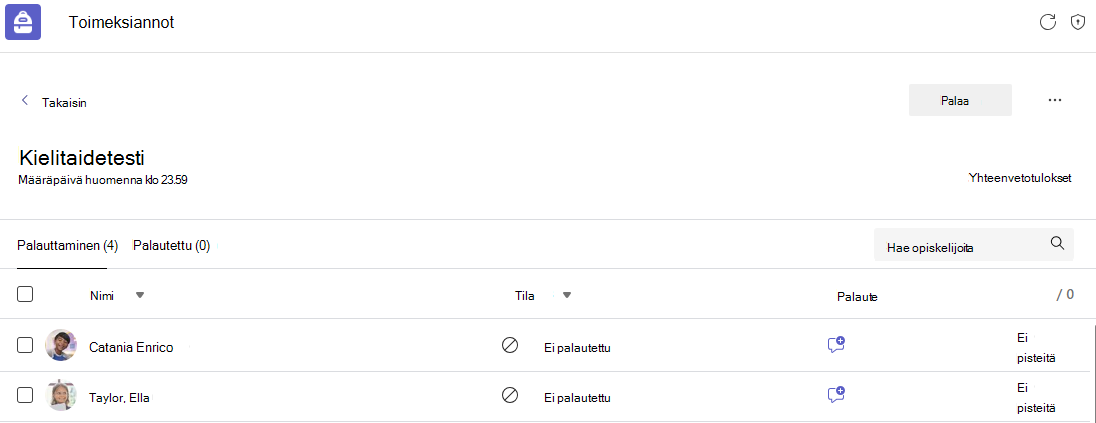 Näyttökuva testiesimerkiksi.
