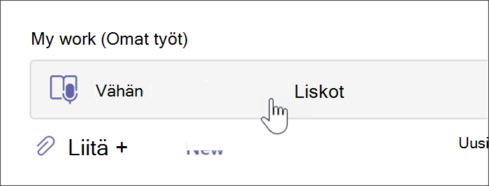 Kuva lukutaidon edistymisen tehtäväpainikkeesta, joka on valittava Opiskelijat-koontinäytön avaamista