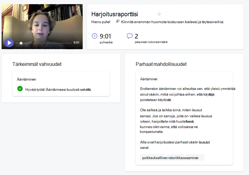 Harjoitusraportti