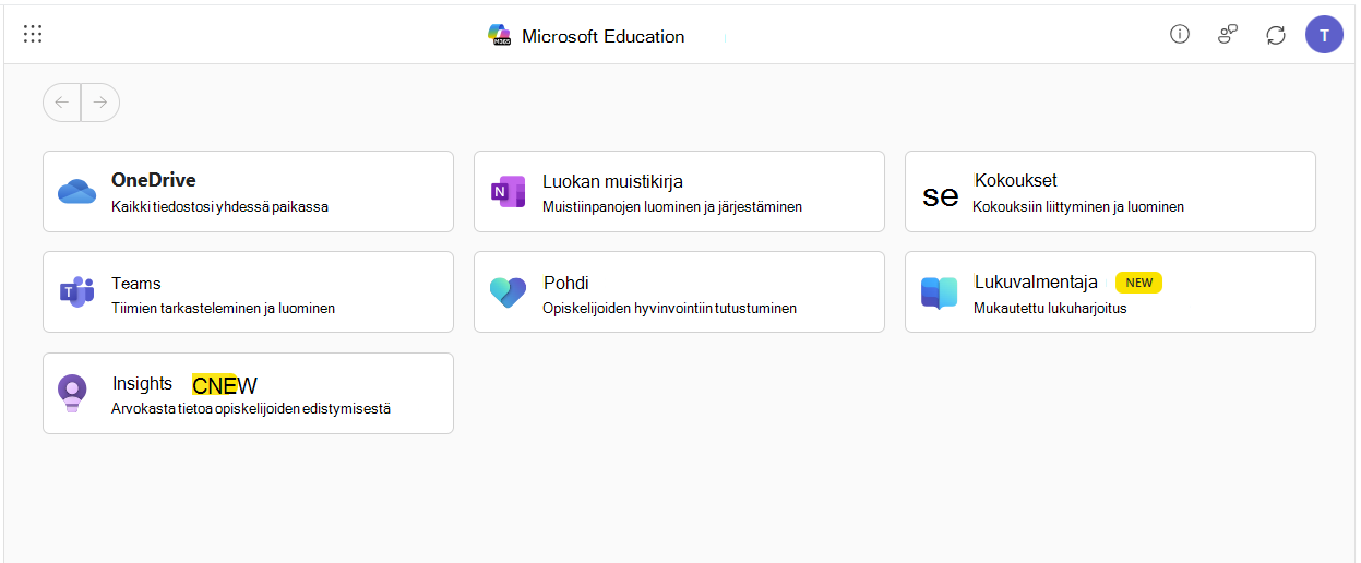 Microsoft 365 -sovellusten koontinäyttö