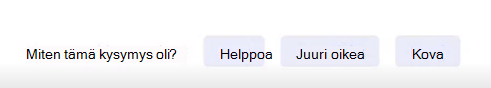 Näyttökuva luokituksesta.