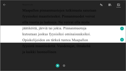 Näyttökuva korrelaatiokuvakkeesta.