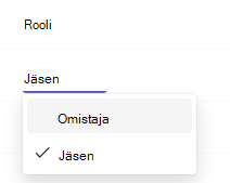Näyttökuva, jossa näkyy omistaja.
