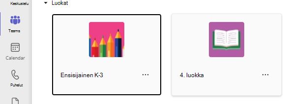 Näyttökuva Teamsista.