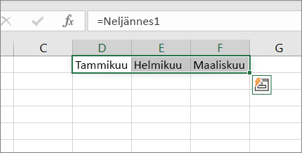 Esimerkki matriisivakiosta, jossa ei ole kaarevia aaltosulkeita