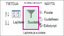 Suodatinpainike