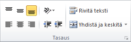 Excelin valintanauhan kuva