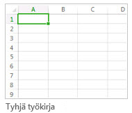 Uusi tyhjä työkirja