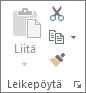 Aloitus-välilehden Leikepöytä-ryhmä