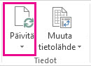 Analysoi-välilehden Päivitä-painike