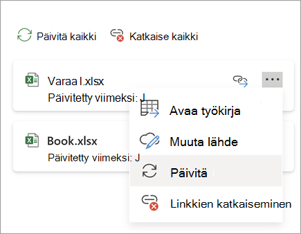 Päivitä linkki -painikkeen näyttökuva one.png