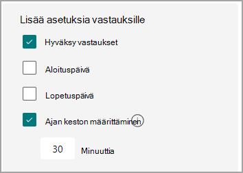 Kestoajan määrittäminen