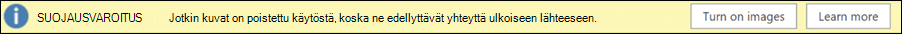 Suojausvaroitus