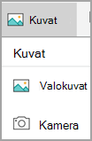 Kuvat-valikko