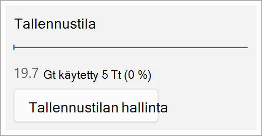 Työpaikan tai oppilaitoksen OneDrive-tallennustilan hallinta -näyttökuvan kolme versiota two.png