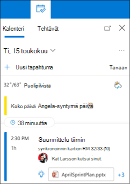 Päivän kalenteri -