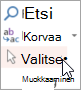 Valitseminen Muokkaaminen-ryhmästä