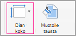 Valitse Dian koko