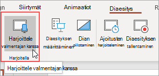 Valitse Harjoittele valmentajan kanssa.