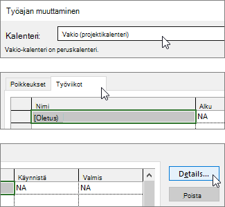 Työviikot-välilehti