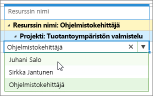 Valitse Muokkaa välitystä Välitykset-välilehdessä