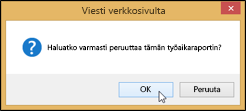 Vahvistusvalintaikkuna