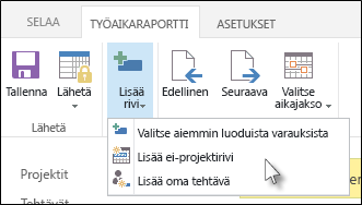 Lisää rivi
