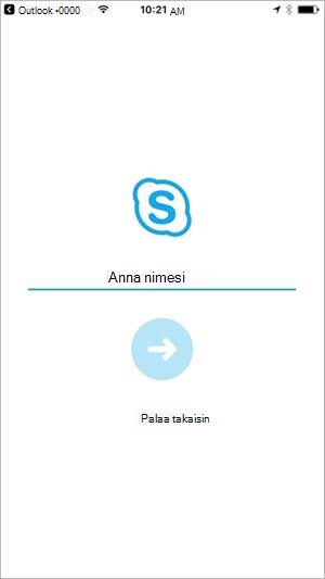 Liity kokoukseen kirjoittamalla nimesi