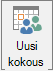 Uusi kokous -painike