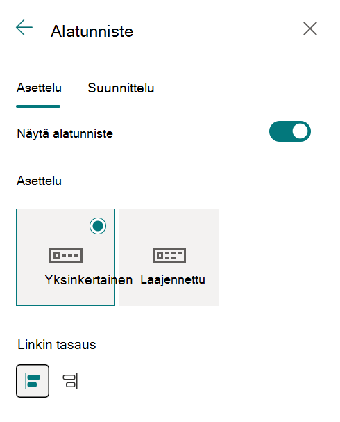 alatunnisteen tasaus