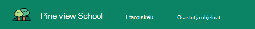 Koulun värien korostaminen