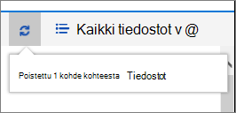 Poista tilarivi näytön yläreunassa