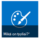 Tyylipainikkeen aloittaminen ruudut
