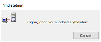 Outlookin verkkopolkuvalintaikkuna