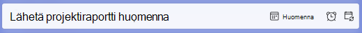 Lisää määräpäivä kirjoittamalla päivämäärä tehtävän otsikon kanssa