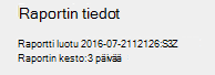 Yleisiä tietoja langattoman verkon raportista