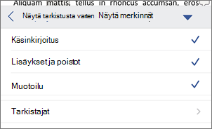 Näytä merkinnät