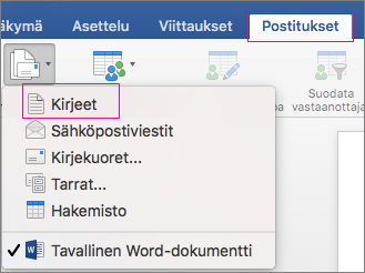 joukkokirjeet