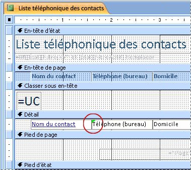État contenant une zone de texte avec un identificateur mal orthographié