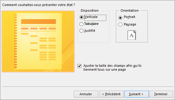 Page de l’Assistant État