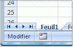 Lower left corner of program window showing edit mode