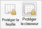 Boutons de protection par mot de passe
